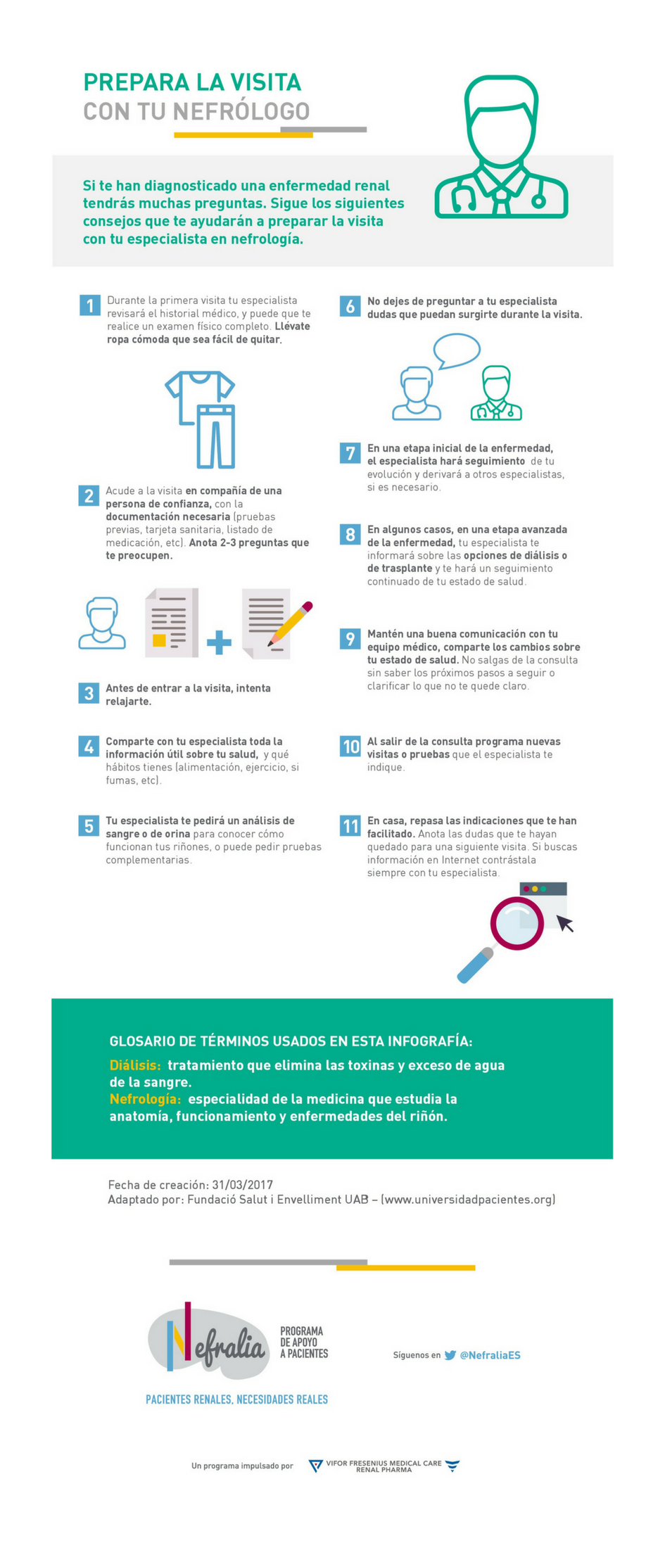 Visita nefrologo enfermedad renal cronica